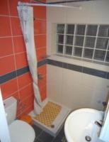 A bathroom at Vacations in Patra Studios