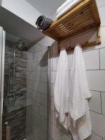 A bathroom at Casa playa