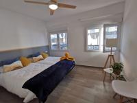 A bed or beds in a room at Casa playa