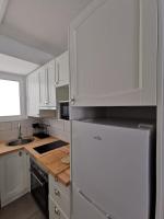 A kitchen or kitchenette at Casa playa
