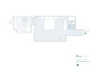 Půdorys ubytování Akroyiali Apartments