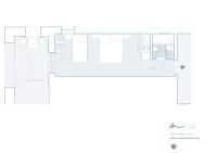 Půdorys ubytování Akroyiali Apartments