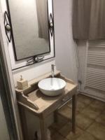 Kúpeľňa v ubytovaní jolie maison de caractère proche de Castres