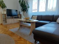 Televízia a/alebo spoločenská miestnosť v ubytovaní Apartman Tinče