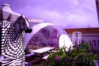 O edifício em que o hostel se localiza
