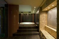 Koupelna v ubytování Hotel Rusava