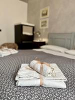 Posteľ alebo postele v izbe v ubytovaní Giulia apartment and room