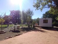 Vonkajšia záhrada v ubytovaní LES GORGES DU VERDON chalet
