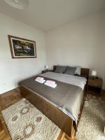 Posteľ alebo postele v izbe v ubytovaní Green apartment Plitvice