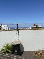 The floor plan of Glamping Caravan Lanzarote