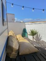 A balcony or terrace at Glamping Caravan Lanzarote