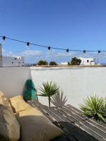 A balcony or terrace at Glamping Caravan Lanzarote