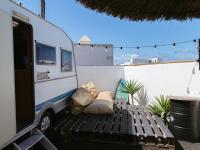 A balcony or terrace at Glamping Caravan Lanzarote