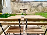 Patio alebo iná vonkajšia časť ubytovania L’escale Jean Jaurès