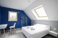 Łóżko lub łóżka w pokoju w obiekcie Kokana modern holiday home