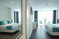 Posteľ alebo postele v izbe v ubytovaní Hotel 54 Barceloneta