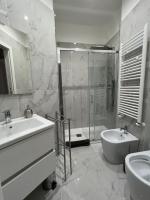 A bathroom at EMI's Guest House