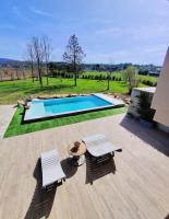 Plán poschodí v ubytovaní Villa La Lande - Piscine privée et climatisation