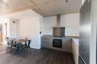 Kuchyňa alebo kuchynka v ubytovaní Appartements Les Lofts de Sainte-Lucie-de-Porto-Vecchio