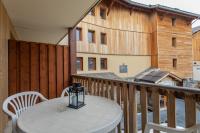Balkon lub taras w obiekcie L'Etoile d'Orcières Merlette - Au pieds des pistes