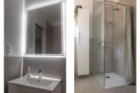 Łazienka w obiekcie CASA LC chambre1 vue Mer Jacuzzi