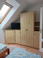 Łóżko lub łóżka w pokoju w obiekcie Apartmancentrum