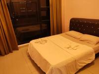 HB1006-One Bedroom-Wifi-Netflix-Parking-Cyberjaya, 3059にあるベッド