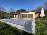 Plán poschodí v ubytovaní Cottage chaleureux avec piscine au sel chauffée au coeur du Beaujolais vert