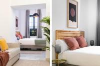 Postel nebo postele na pokoji v ubytování Suites Maestranza - Refinadores by Magno Apartments