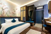 KunKin Garden Aparthotelにあるベッド