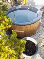 Půdorys ubytování Drevenica MARKA beachfront stunning view cottage by the lake