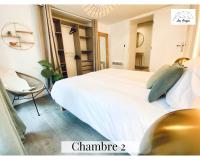 Posteľ alebo postele v izbe v ubytovaní Le 9 de Cœur - 2 chambres - 6 couchages