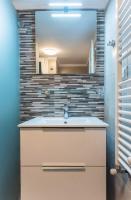 A bathroom at Speranza by halu! Apartment next to Efkleidis metro station
