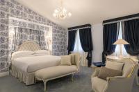 Posteľ alebo postele v izbe v ubytovaní Grand Hotel Principe Di Piemonte