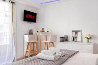 Posteľ alebo postele v izbe v ubytovaní Studio Cozy close Croisette- Hyper centre