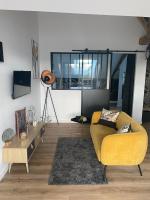 Część wypoczynkowa w obiekcie Gîte La Terrasse du 37