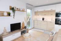 Plan piętra w obiekcie Lovely 2-bedroom apartment "L'Île ô vert" air-conditioned with parking