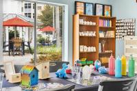 a table with toys on it in a room at Marriott&#39;s Legends Edge at Bay Point in Panama City Beach