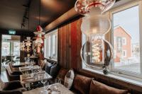 Posezení v ubytování Hemmingodden Lodge