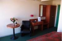 Postel nebo postele na pokoji v ubytování Hotel Hirtshals