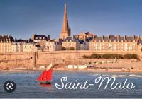 Plán poschodí v ubytovaní Proche St-Malo, plages, appart 50m2 avec jardin