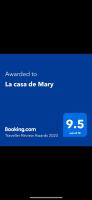 La casa de Mary tanúsítványa, márkajelzése vagy díja