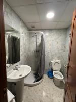 Kúpeľňa v ubytovaní Hostal la Embajada