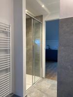 A bathroom at Sky View Apartment
