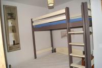 Poschodová posteľ alebo postele v izbe v ubytovaní Appartement 5 Couchages tout Confort proche Mer
