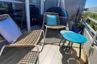 Balkón alebo terasa v ubytovaní Nouveau! Studio centre ville avec terrasse vue mer, classé 2 étoiles