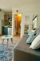 Kuchyňa alebo kuchynka v ubytovaní Nouveau! Studio centre ville avec terrasse vue mer, classé 2 étoiles