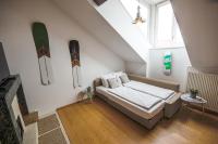 Posteľ alebo postele v izbe v ubytovaní URBAN LOFT // CITY CENTER // BEST LOCATION VILLACH