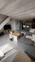 Plan piętra w obiekcie Appartement Duplex avec jardin