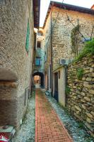 The floor plan of Casa Pepe con AC e wifi in borgo ligure